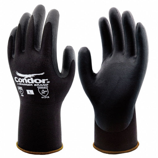 Coated Gloves Nylon Nitrile S PR