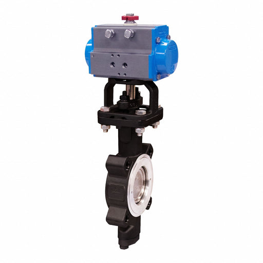 Pneumatically Actuated Butterfly Valve
