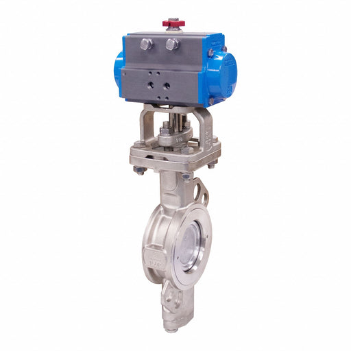 Pneumatically Actuated Butterfly Valve