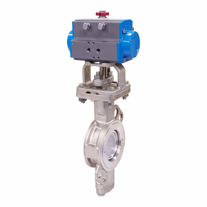 Pneumatically Actuated Butterfly Valve