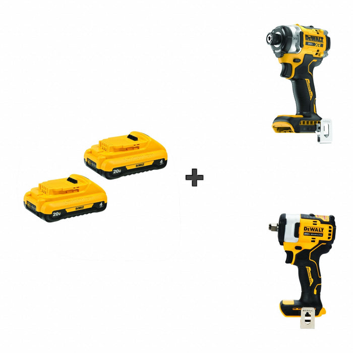 MAX 20V COMPACT 4Ah DUAL PACK