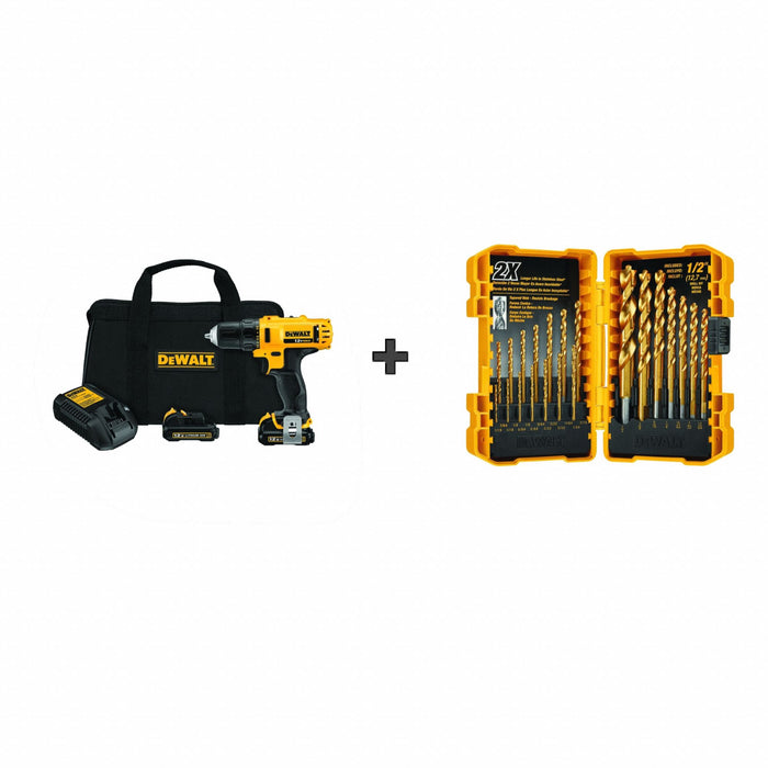 Drill Kit Cordless 12V DC