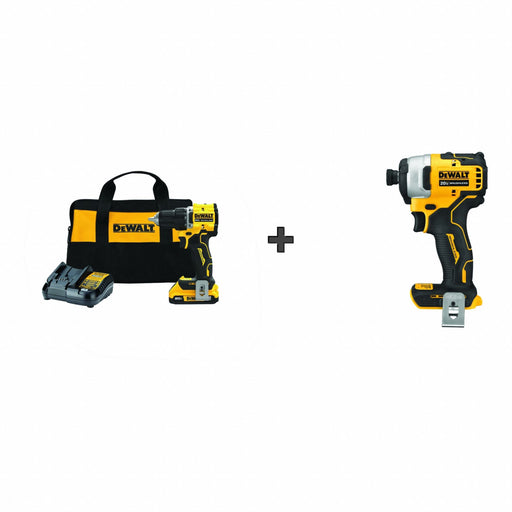 Cordless Drill  Bonus 20V Impact Driver