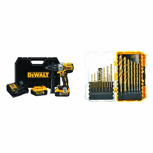 MAX 20V XR 3-SPEED HAMMERDRILL KIT AND 2