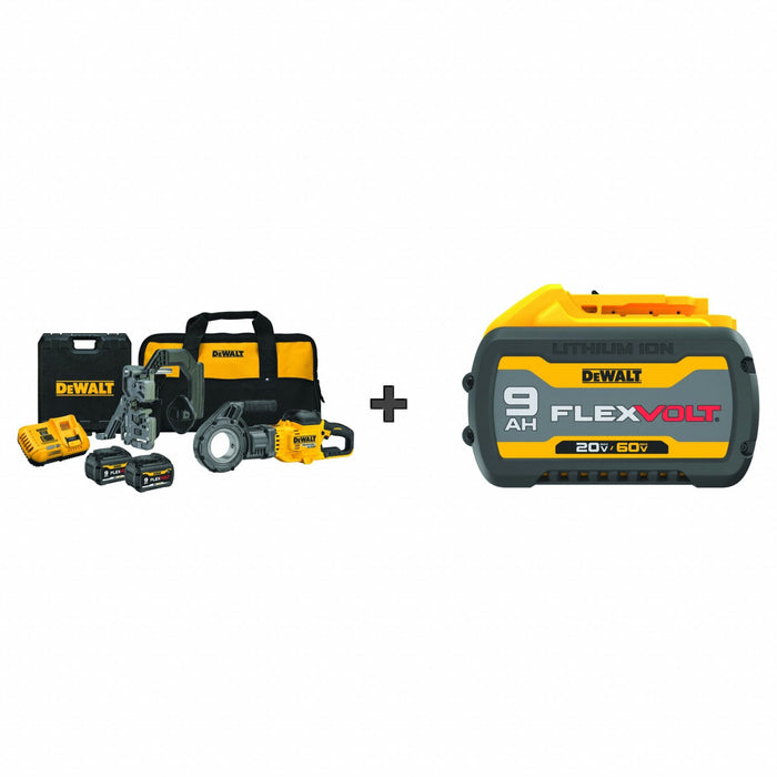 Pipe Threading Machine 60V Bonus Battery
