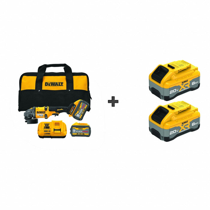 DEWALT 60V Grinder BONUS BATTERY 2PK