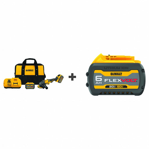 Angle Grinder Kit 60V 4-1/2 Battery
