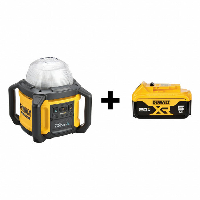 JobsiteLightKit LED 5 000lm (1)5.0Ah