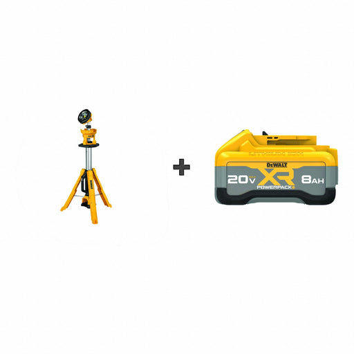 DEWALT 20V Tripod Light BONUS BATTERY