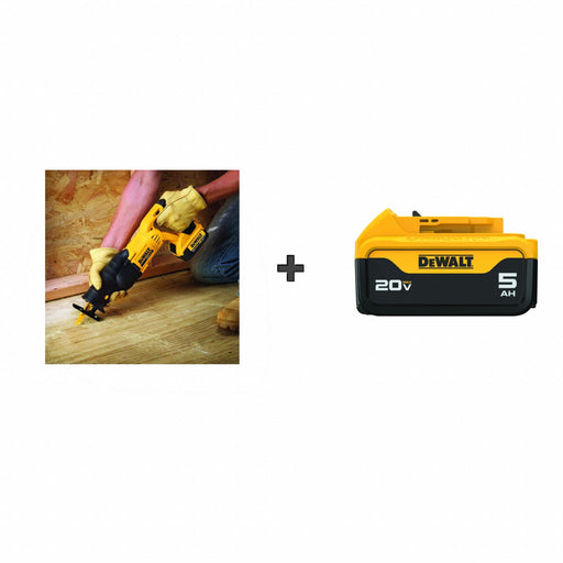 Cordless Recip Saw 3000 SPM 20VDC