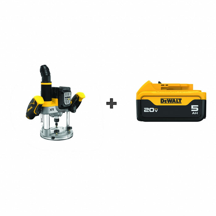 Cordless Compact Router 20 V 2.2 hp