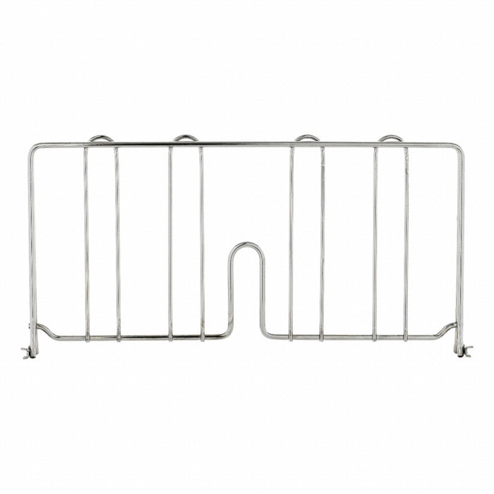 Shelf Divider 2inx8inx18in Steel PK6