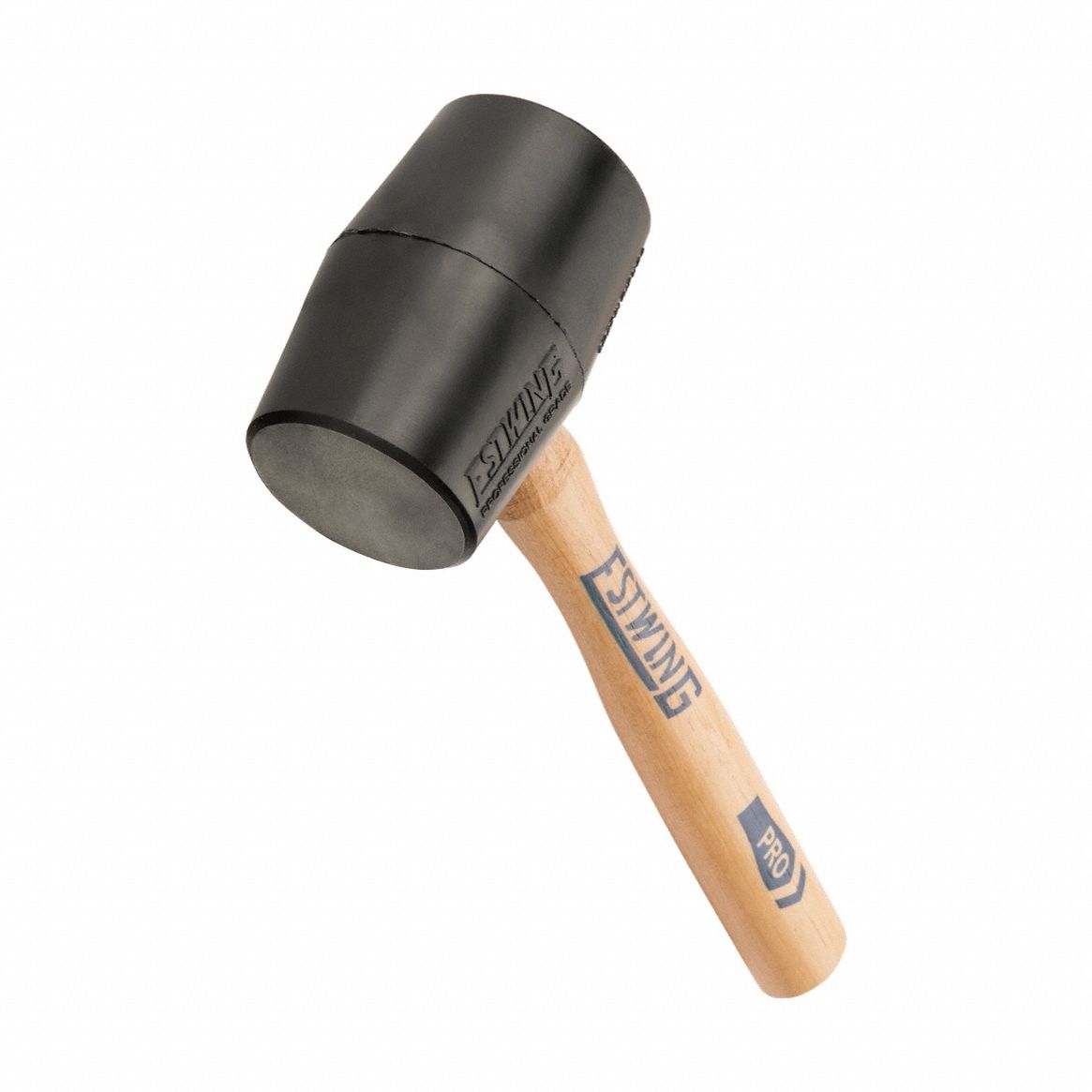 Mallet 13  L Rubber Black 2 3/8 dia.