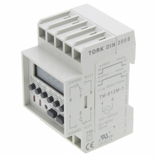 Electronic Timer Brown Plastic
