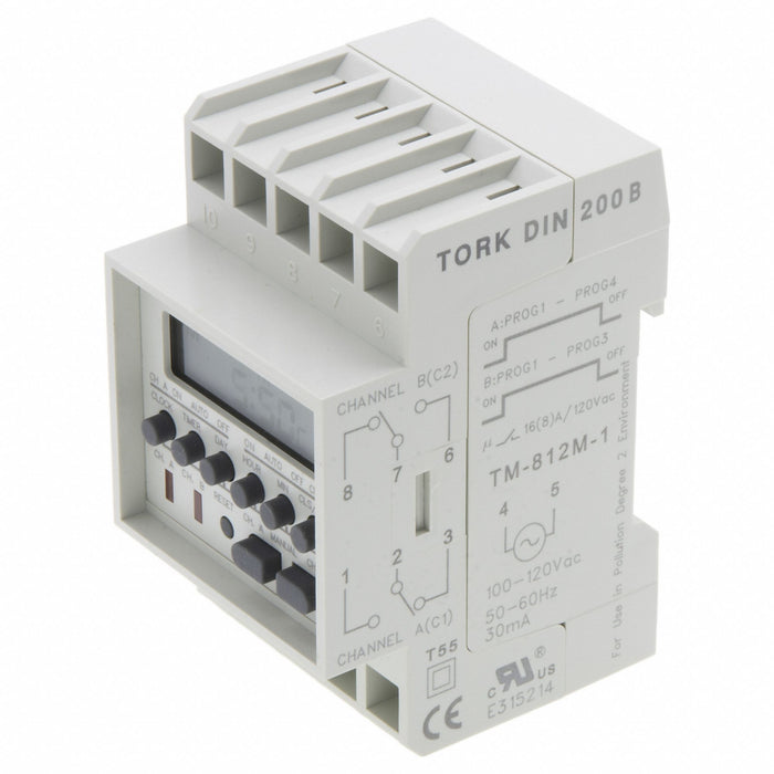 Electronic Timer Brown Plastic