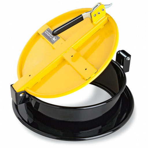 Drum Lid Yellow Steel 19.5 in L