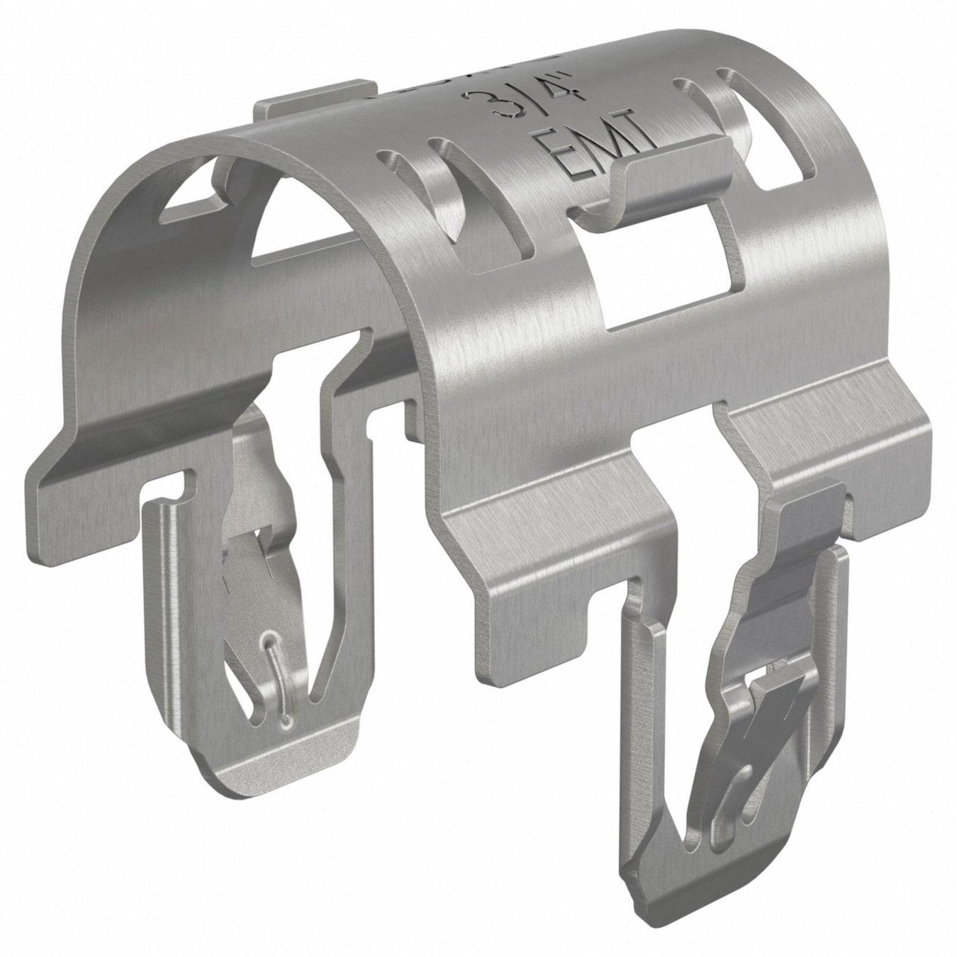 EMT Condiut Clamp Spring Steel 3/4 Gray