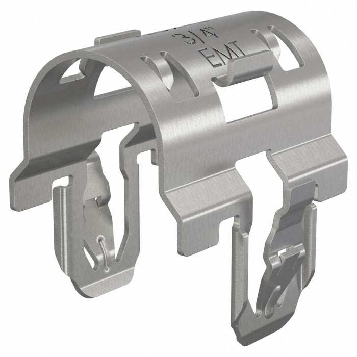 EMT Condiut Clamp Spring Steel 3/4 Gray