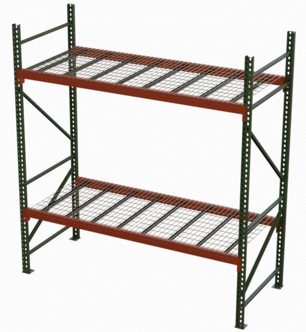 Pallet Rack Starter Unit 48 D 96 H 102 W