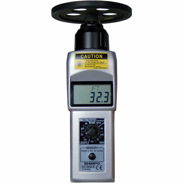 Tachometer +/-0.006% RPM Acc LCD