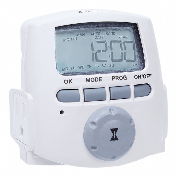 Plug-In Timer 7 day White