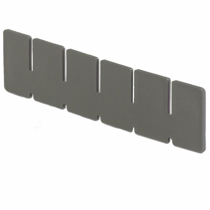 Divider 1.875 in H 6.625 in L Gray
