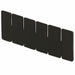 Divider Black Polyethylene 4.4 in