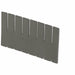 Divider 6.375 in H 9.625 in L Gray