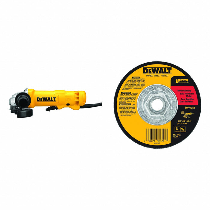 ANGLE GRINDER PADDLE 4-1/2IN 11 AMP AND