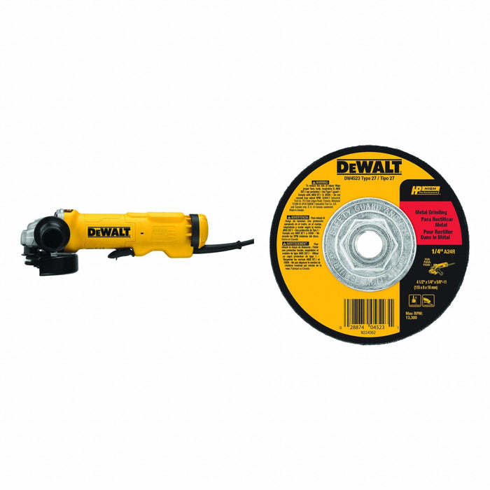 NO LOCK-ON 4-1/2IN/5IN 13A 11K RPM PDL 