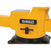 Bench Vise Iron Steel Black Yellow
