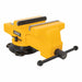 Bench Vise Iron Steel Black Yellow