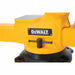 Bench Vise Iron Steel Black Yellow