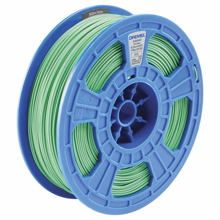 N0034 3D Printer Filament PLA 0.75 kg W Grn
