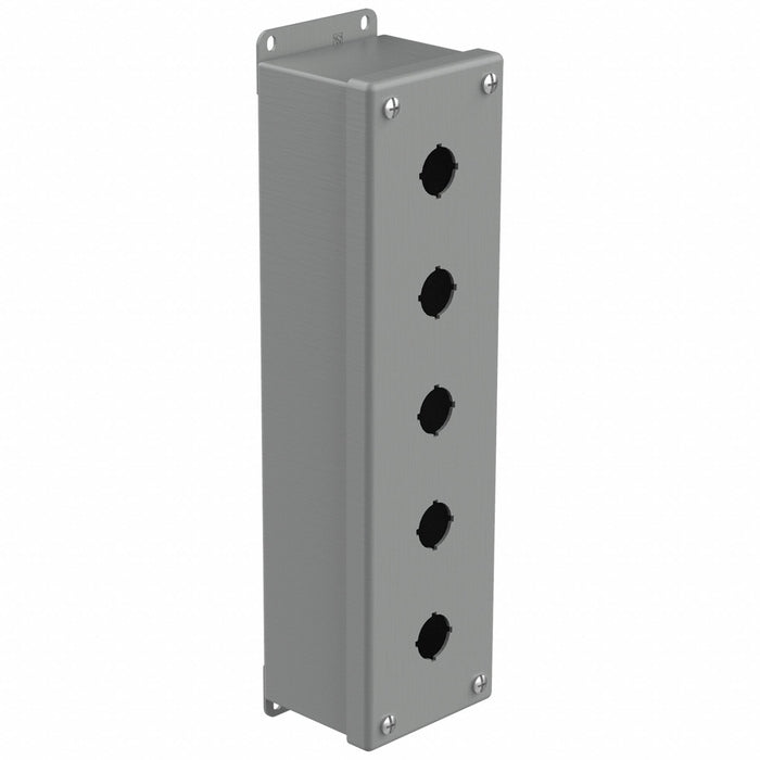 PushButtonEnclosure 22mm 5Holes Steel