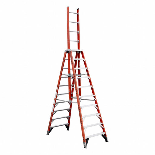 Trestle Extension Ladder Fbrglss 10ft IA