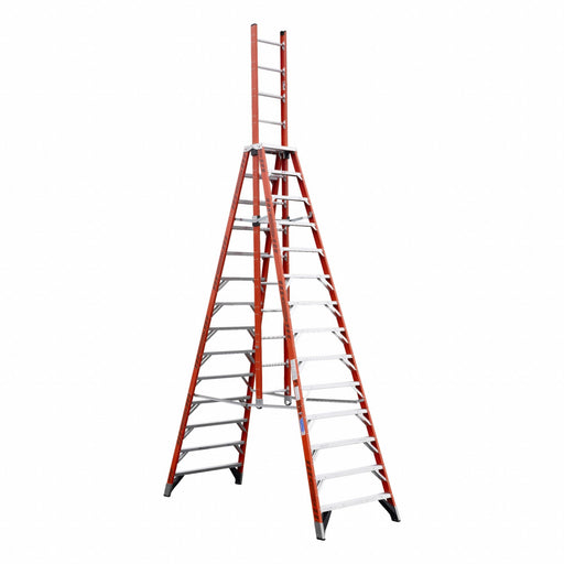 Trestle Extension Ladder Fbrglss 14ft IA