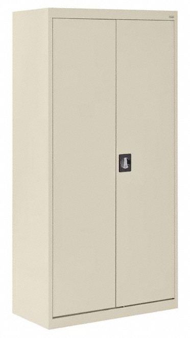 Storage Cabinet 72 x36 x18 Putty 4Shlv