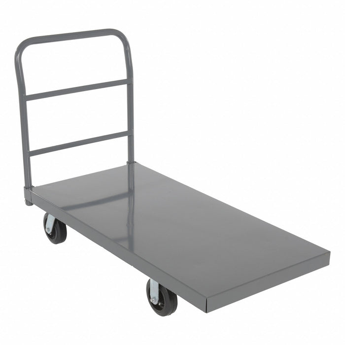 Steel Platform Truck Rubber Casters