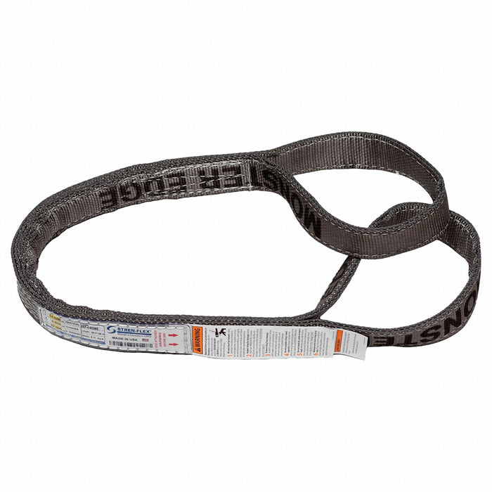 M5305 Web Sling Flat Eye 18 ft L 16400 lb Cap