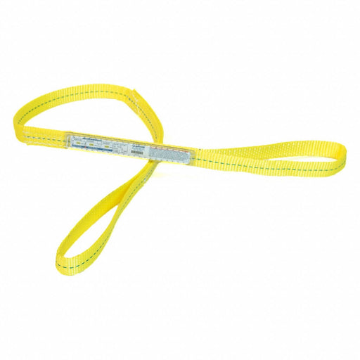 Web Sling Flat Eye 20 ft L 1 600 lb Cap.