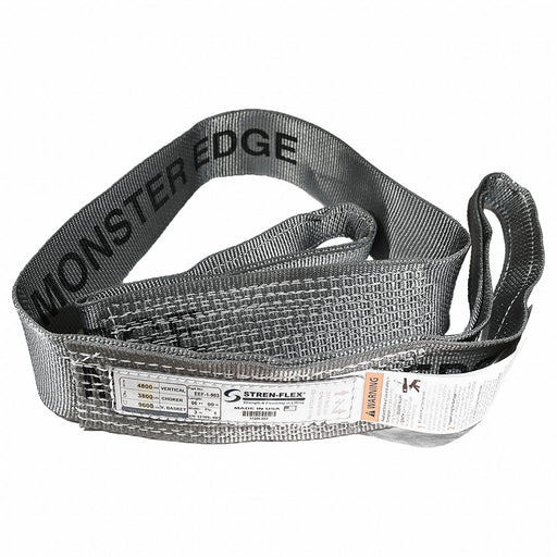 Web Sling Flat Eye 4 ft L 9 600 lb Cap.