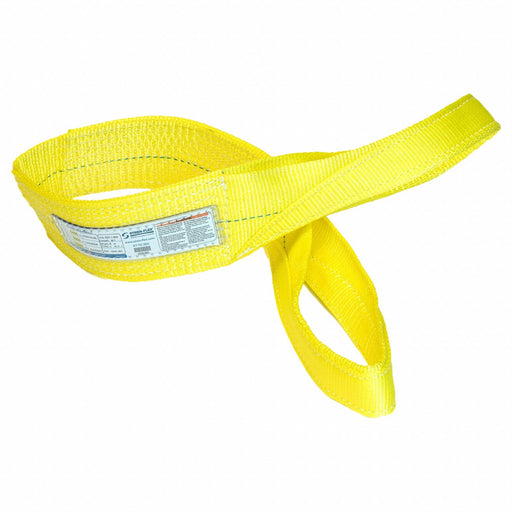 Web Sling Flat Eye 8 ft L 9 600 lb Cap.