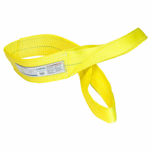 Web Sling Flat Eye 10 ft L 6 400 lb Cap.