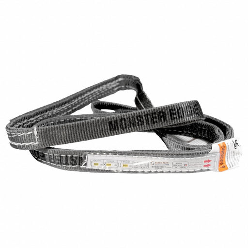 Web Sling Flat Eye 14 ft L 3 200 lb Cap.