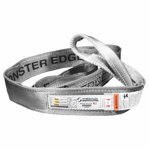 Web Sling Flat Eye 3 ft L 11500 lb Cap.