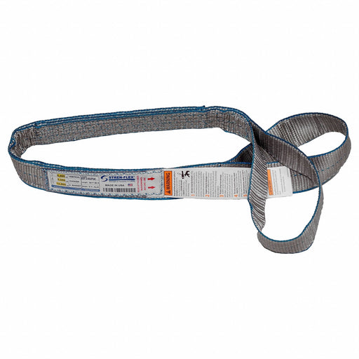 Web Sling Flat Eye 10 ft L 8 900 lb Cap.