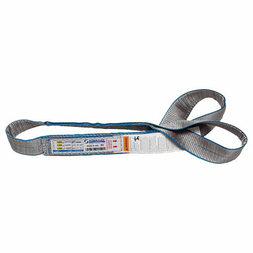 Web Sling Twisted Eye 8 ft L 1 600 lb