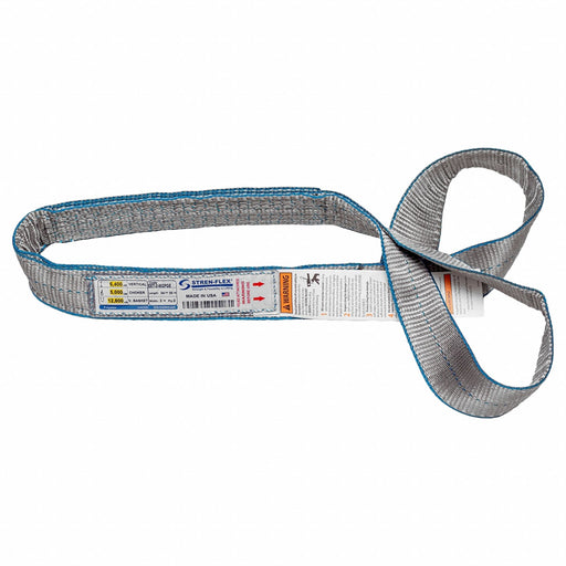 Web Sling Twisted Eye 4 ft L 16500 lb