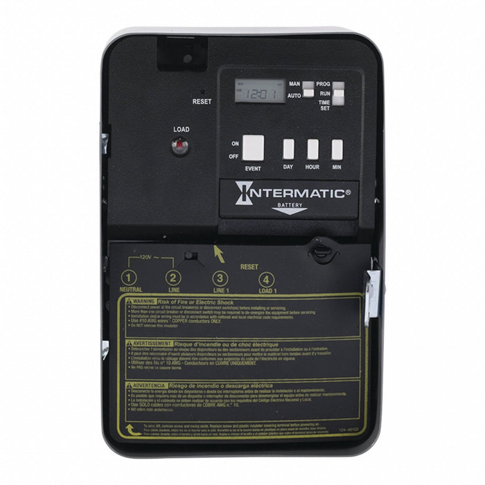 Electronic Timer Gray Metal